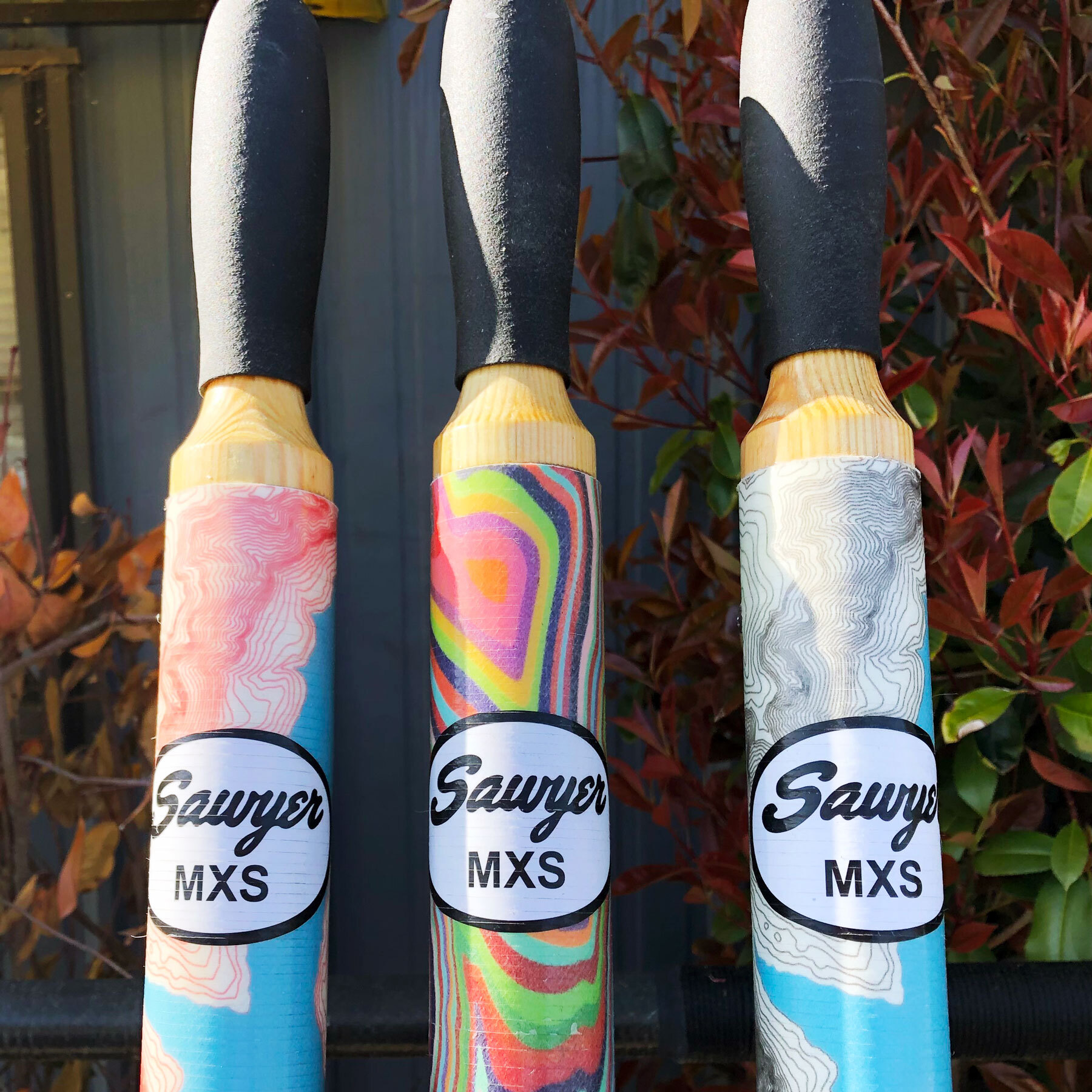 Displays the MXS TOPO designs from 2022